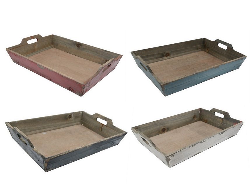 Holztablett mit Patina