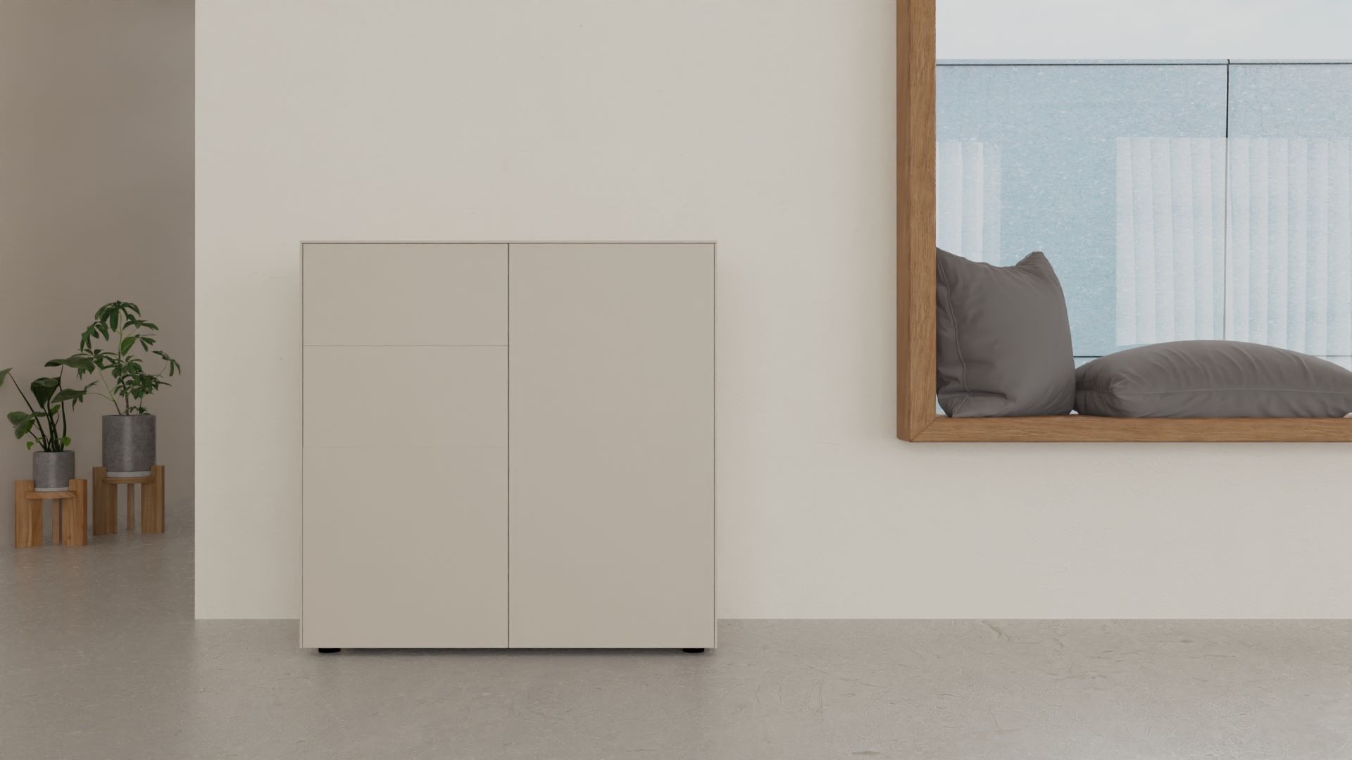 Connect Kombikommode mit 2 Schubkästen, 2 Türen Connect Kombikommode mit 2 Schubkästen, 2 Türen