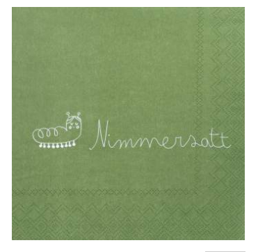 Dining Serviette Nimmersatt 33*33 cm Dining Serviette Nimmersatt 33*33 cm