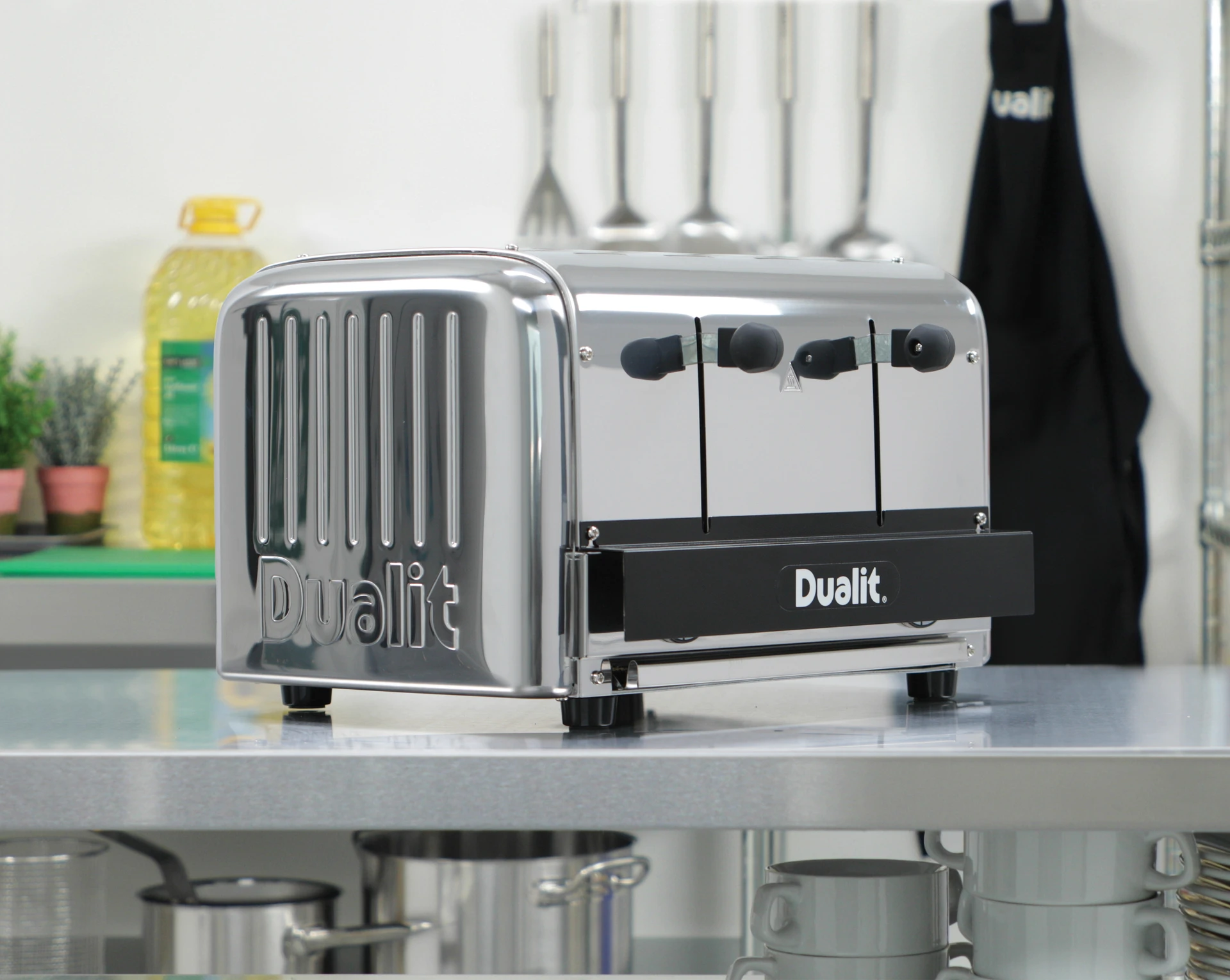 Catering Pop-Up Toaster 4-Schlitz Edelstahl