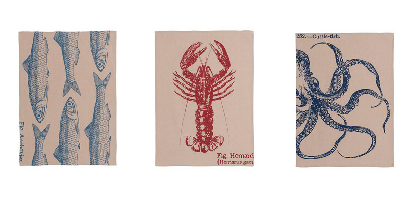 Küchenhandtuch maritime Muster Küchenhandtuch maritime Muster