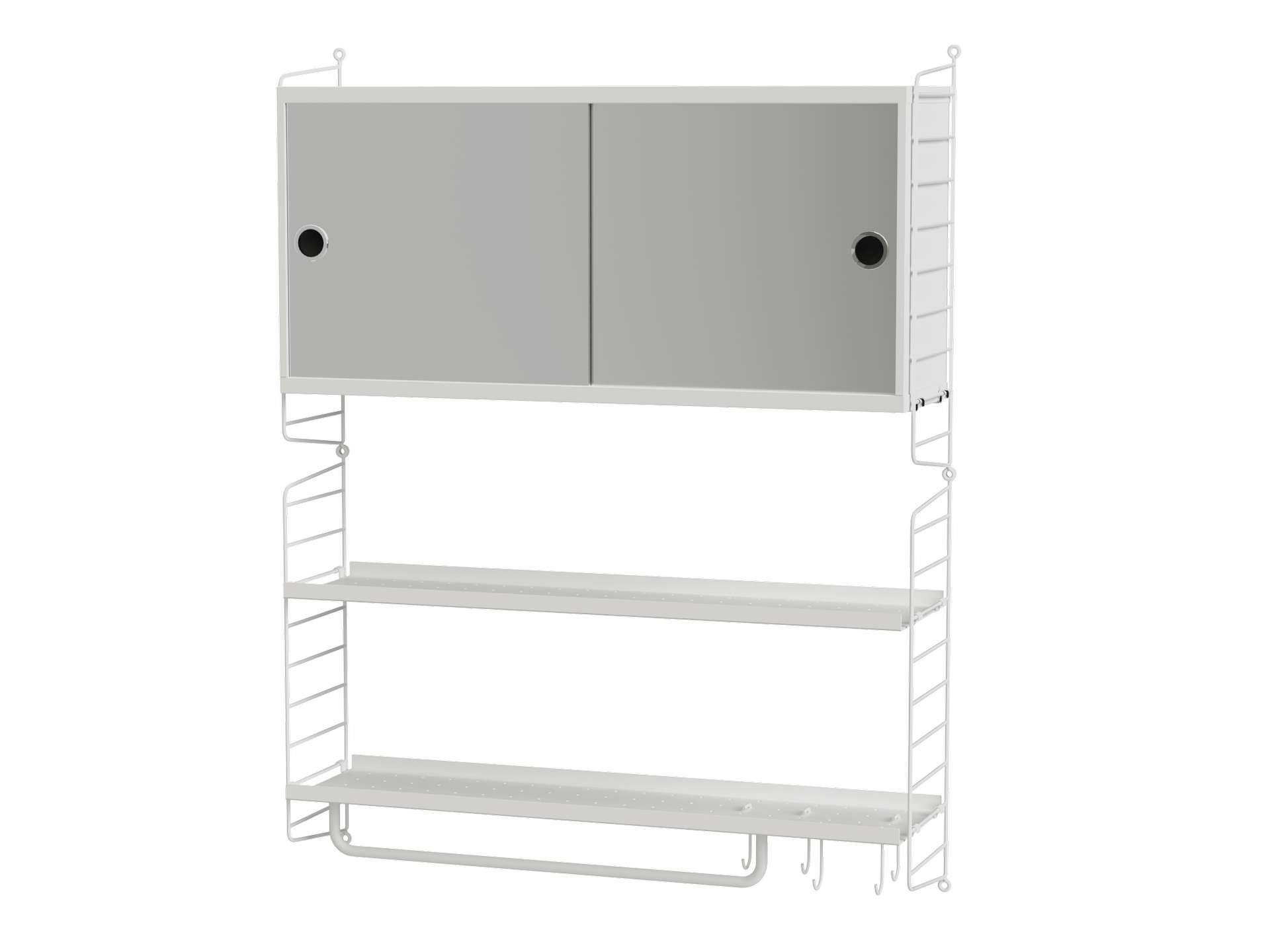 Spiegelschrank mit doppelter Ablage