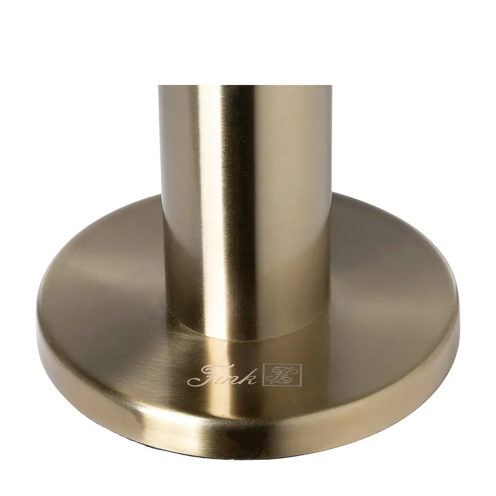 STRATO goldener Kerzenhalter für Stabkerzen Höhe 11,7 cm