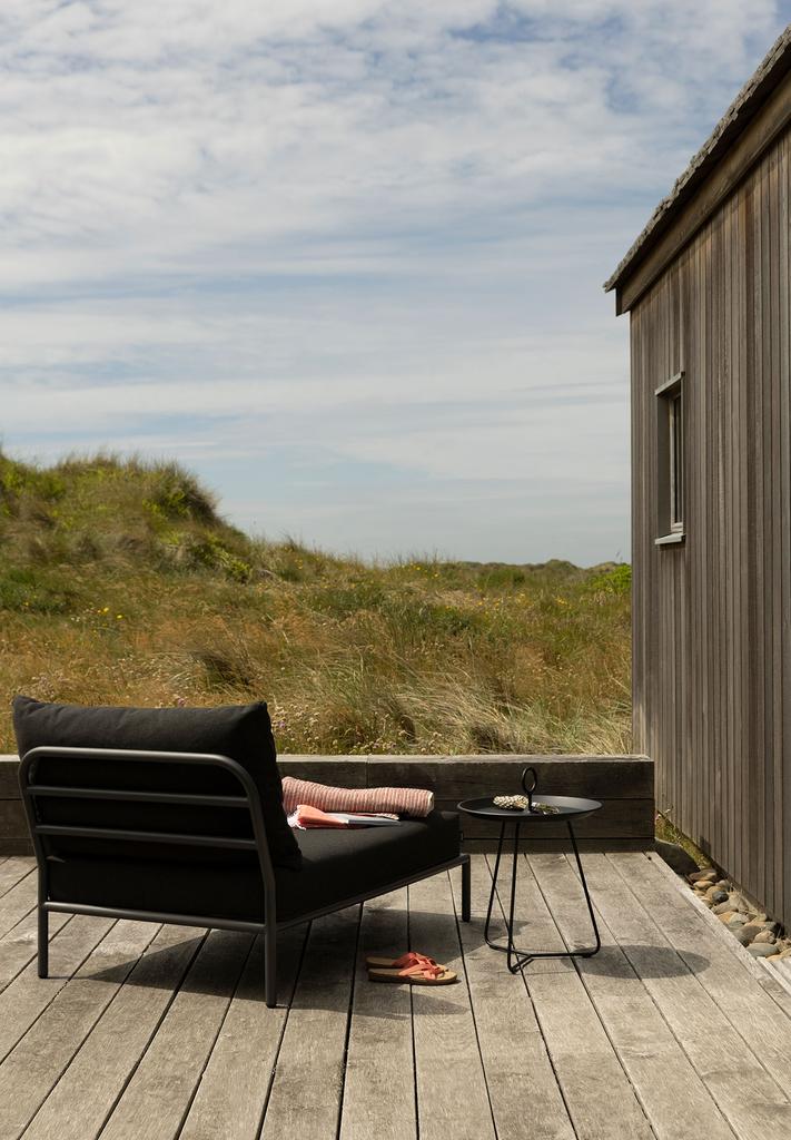 LEVEL2 Outdoor Chaiselong Lounge-Modul 4 Dunkelgrau Weiß LEVEL2 Outdoor Chaiselong Lounge-Modul 4 Dunkelgrau Dunkelgrau