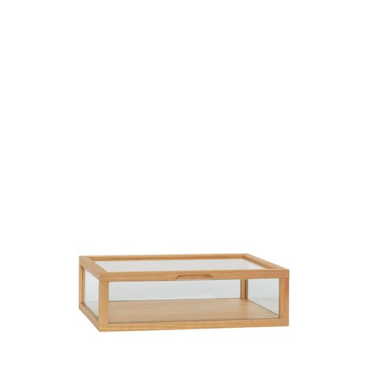 VIEW Display Box Small – Natur, Glas & FSC®-Holz 40x30 cm, Höhe 12 cm VIEW Display Box Small – Natur, Glas & FSC®-Holz 40x30 cm, Höhe 12 cm