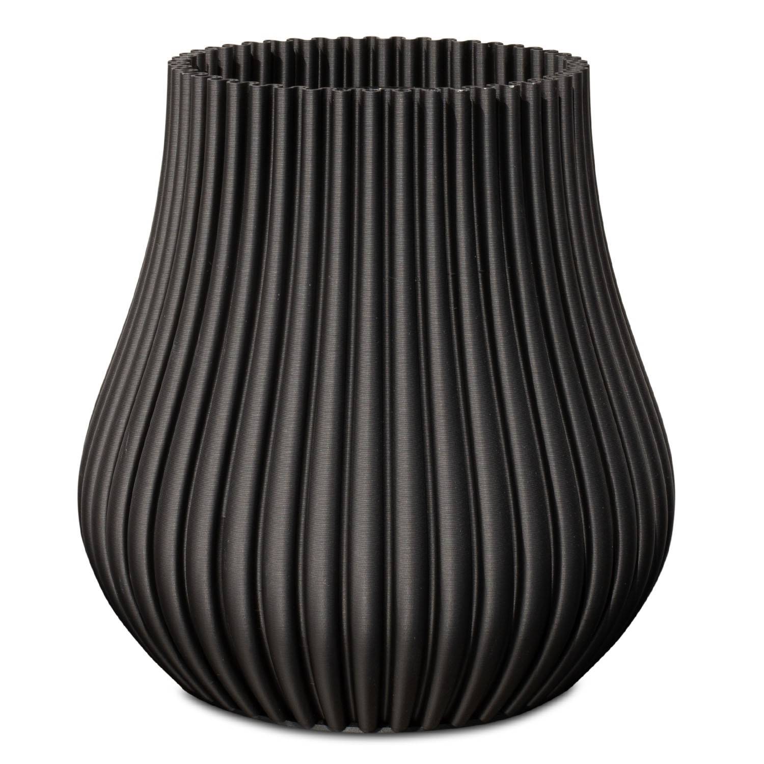 Vase 3D Drop mit Glas-Pflanzeinsatz black velvet Vase 3D Drop mit Glas-Pflanzeinsatz black velvet