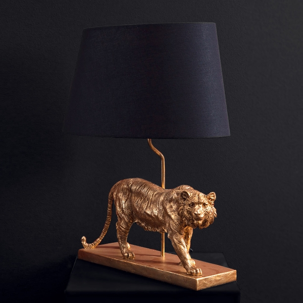 Tischleuchte Tiger gold/schwarz Tischleuchte Tiger gold/schwarz
