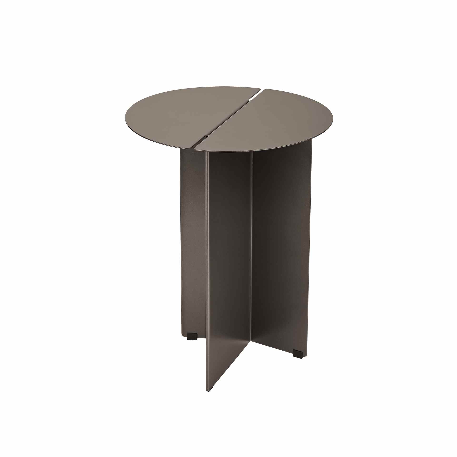 ORU Beistelltisch rund Edelstahl Burned Metal S ORU Beistelltisch rund Edelstahl Burned Metal S