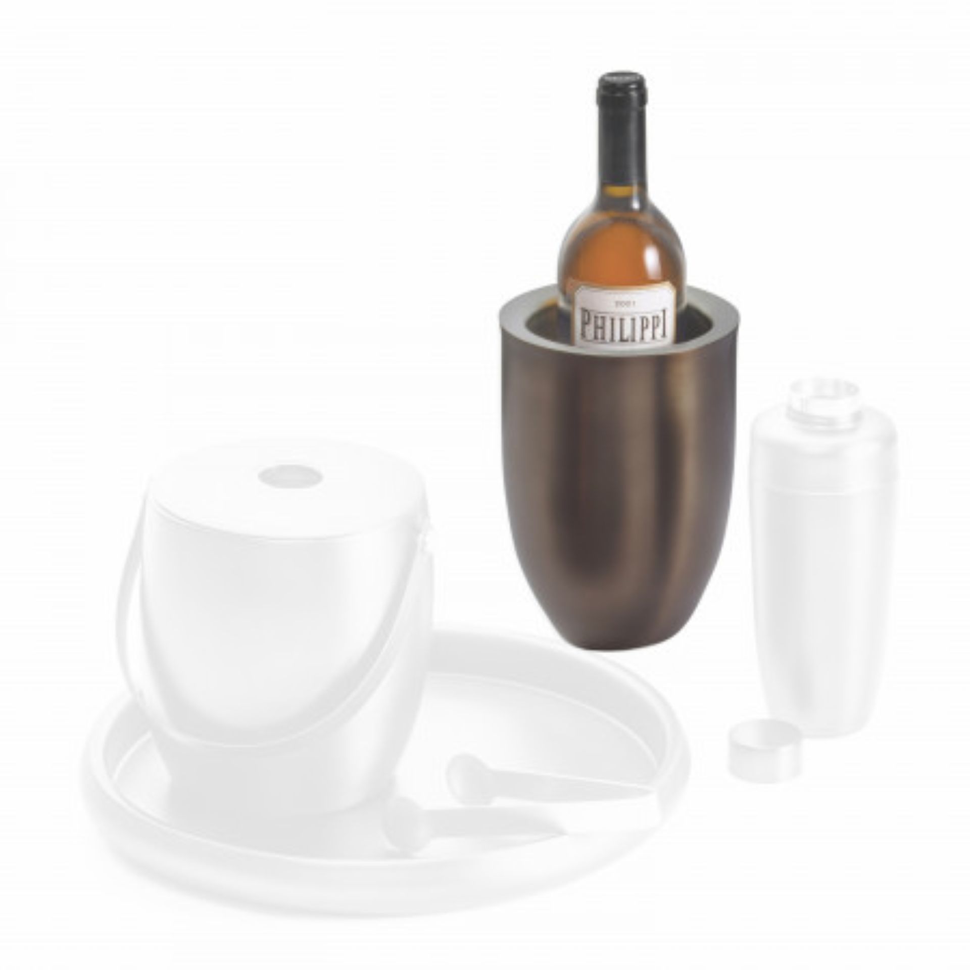 HEMINGWAY Weinkühler doppelwandig - mit eleganter Lackbeschichtung