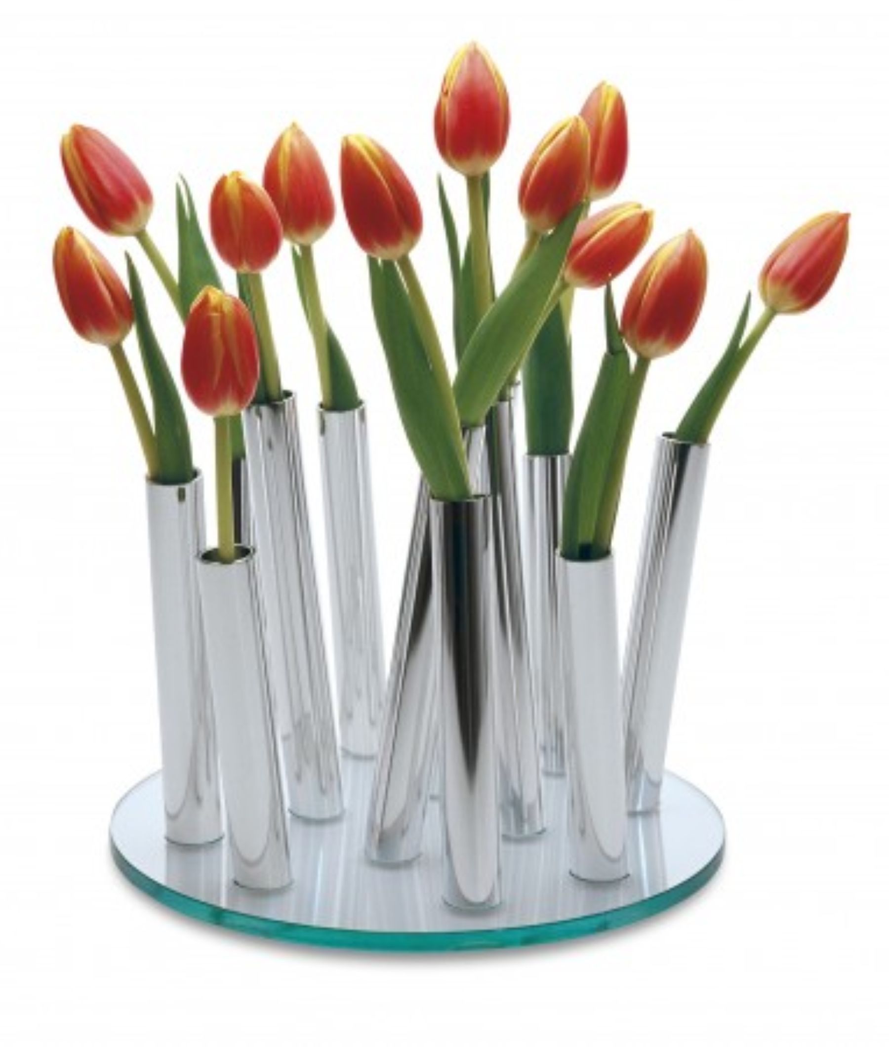 Bouquet Vase mit einzelnen Minivasen Bouquet Vase mit einzelnen Minivasen