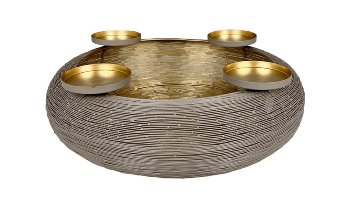 FIA Adventskranz - Elegante Tischdekoration in Goldoptik Ø 50 cm FIA Adventskranz - Elegante Tischdekoration in Goldoptik Ø 50 cm