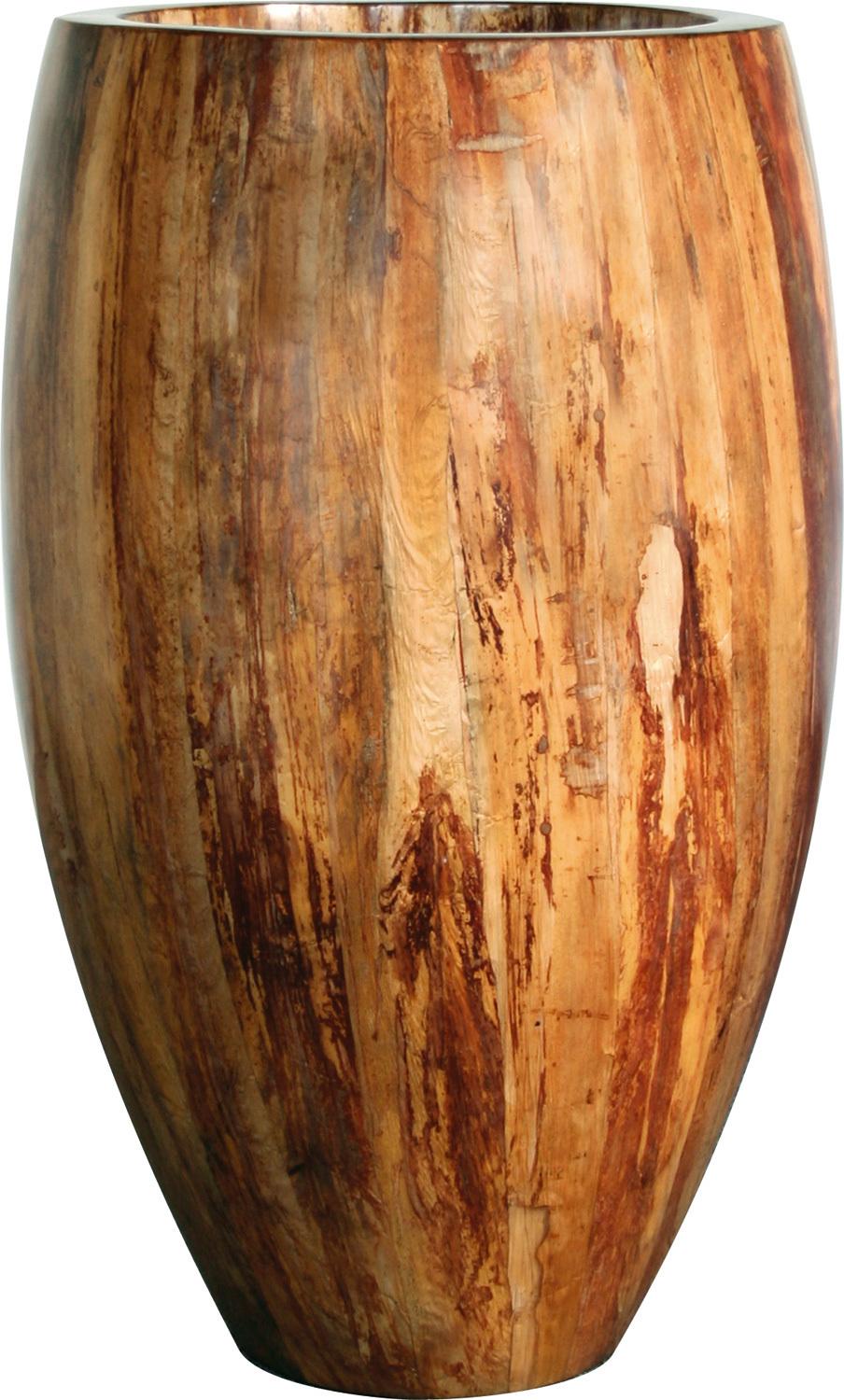 Natura Bodengefäß aus Holz Ø 56 cm, Höhe 93 cm Natura Bodengefäß aus Holz Ø 56 cm, Höhe 93 cm