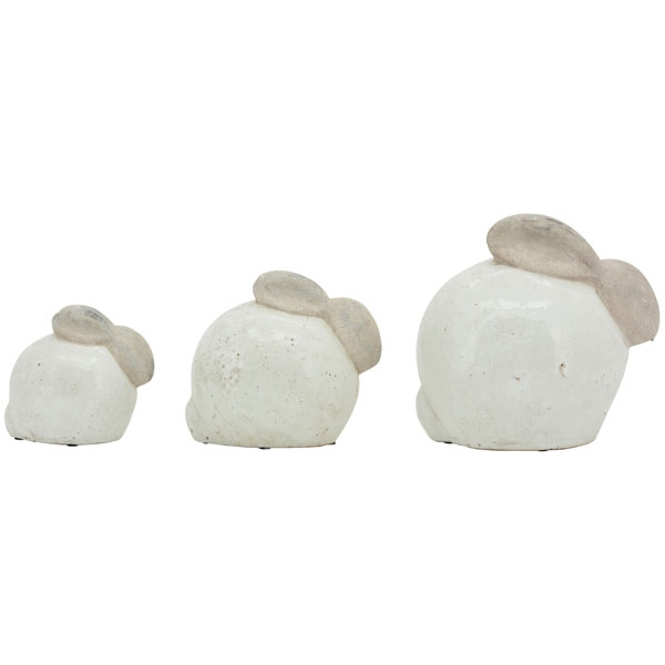 Keramik Osterhase Marta weiß Keramik Osterhase Marta weiß