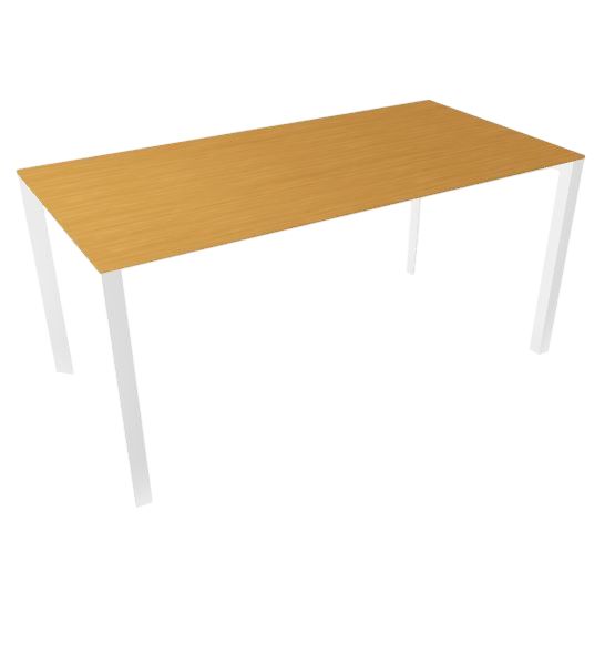 Profilo Konferenztisch 80x160 cm Laminierte Platte Buche natur Profilo Konferenztisch 80x160 cm Laminierte Platte Buche natur