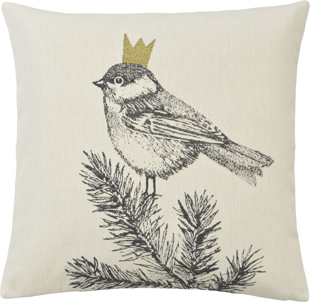 TINY TINO Kissenhülle 45x45 cm – Dekokissen mit Vogelmotiv TINY TINO Kissenhülle 45x45 cm – Dekokissen mit Vogelmotiv