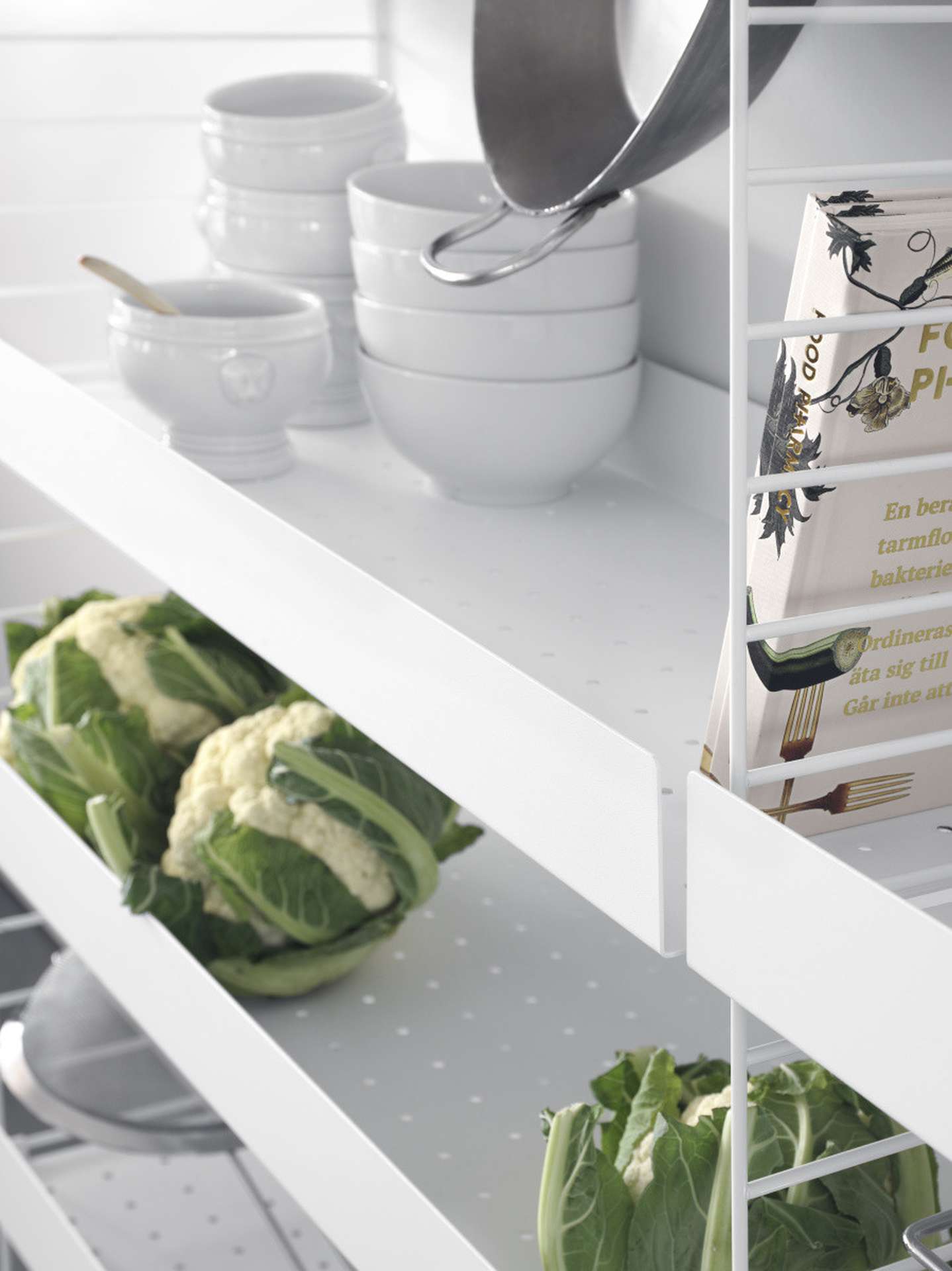 String System Regalboden Metall hohe Kante Dunkelgrau 78/7/30