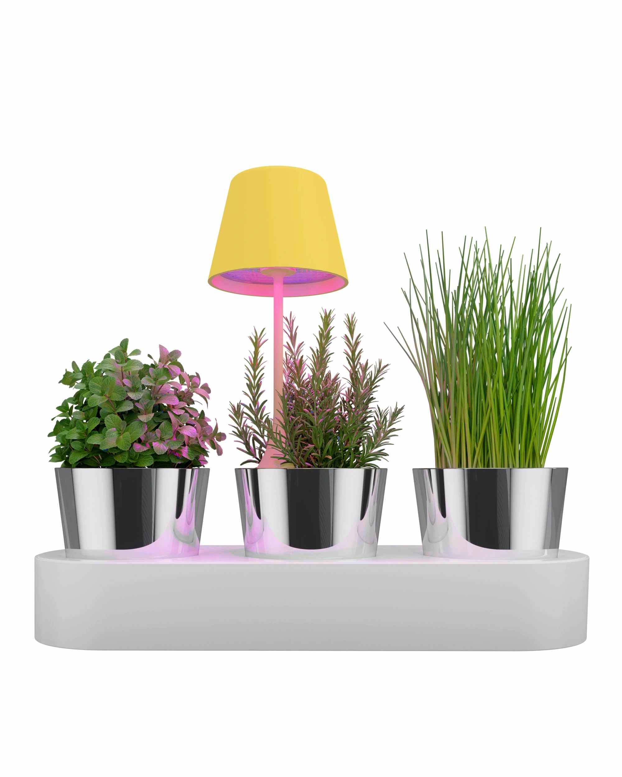 PEEKY Akku-Tischleute - Plant-Growing-Light gelb