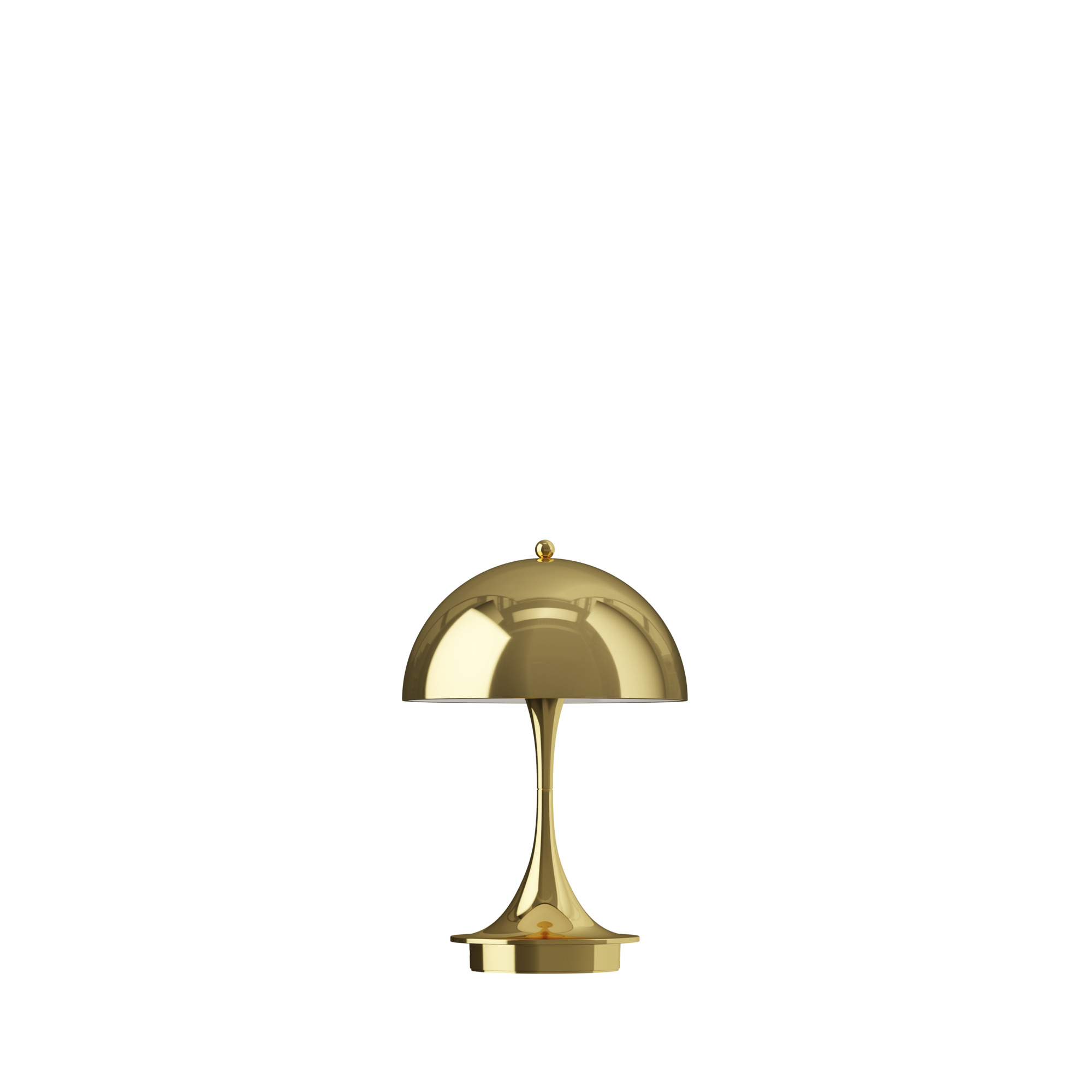 Panthella 160 tragbare Tischleuchte Messing