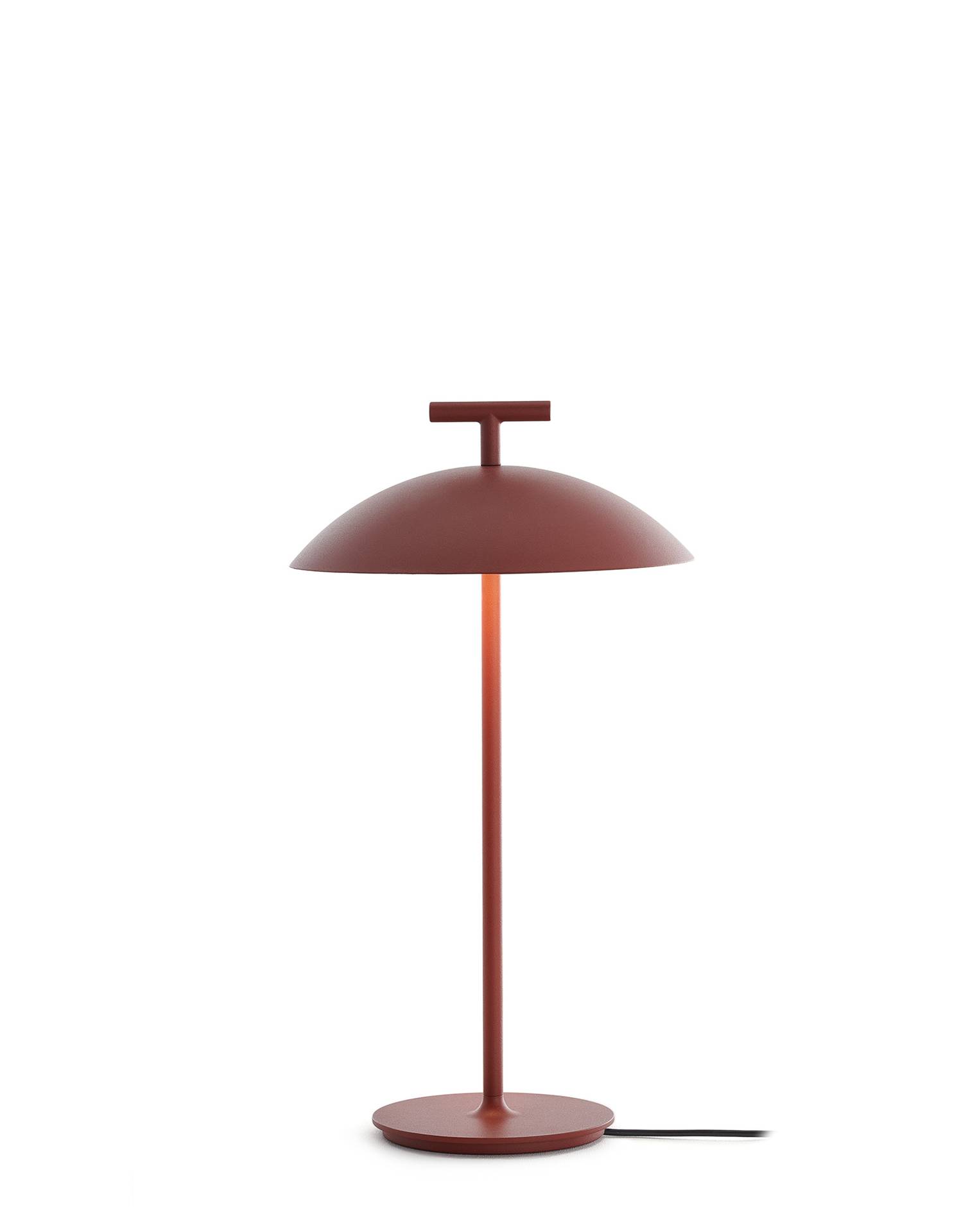 LED Tischleuchte Mini Geen-A mit Kabelanschluss Ziegel