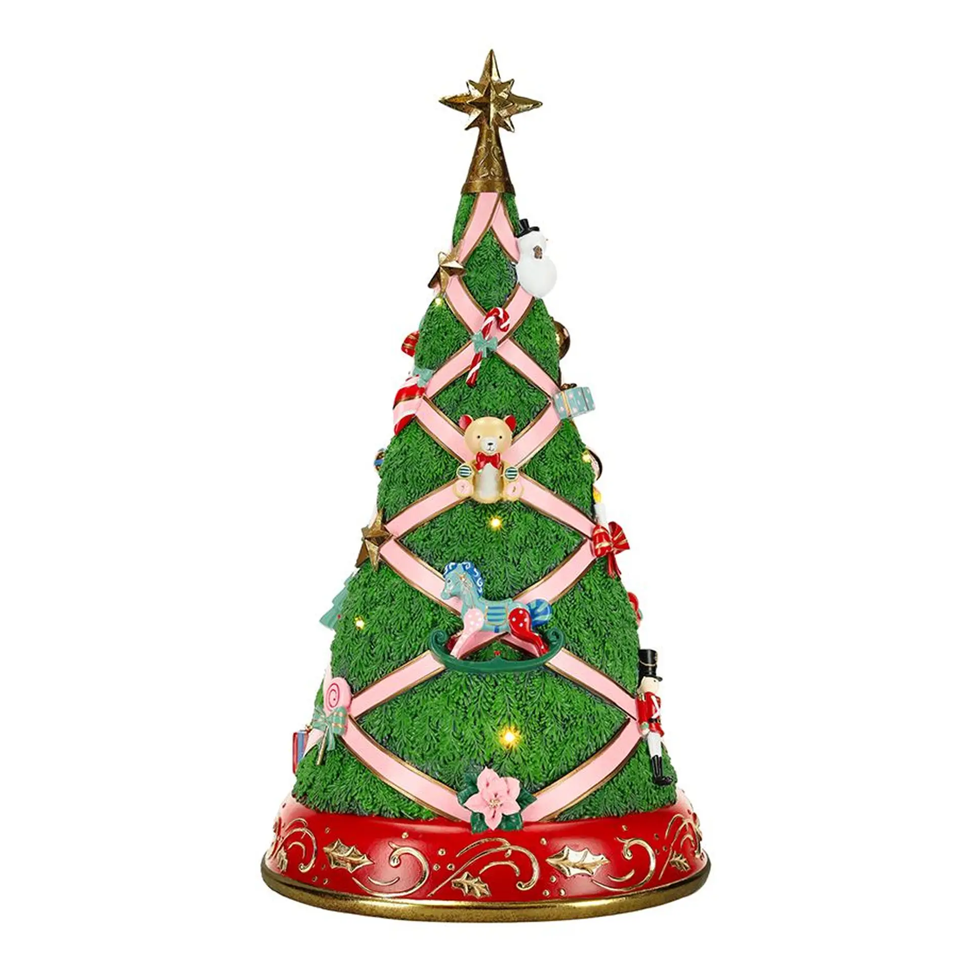 Timstor Weihnachtsbaum Led dekoriert 45,5cm multicolor