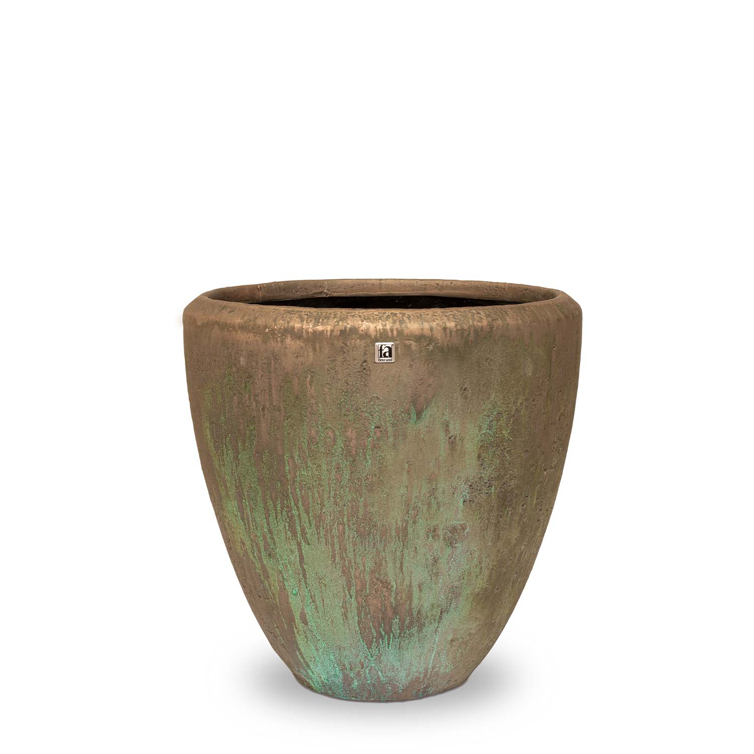 Atlantis handgefertigtes Pflanzgefäß, bronze Ø 41 cm, Höhe 41 cm Atlantis handgefertigtes Pflanzgefäß, bronze Ø 41 cm, Höhe 41 cm