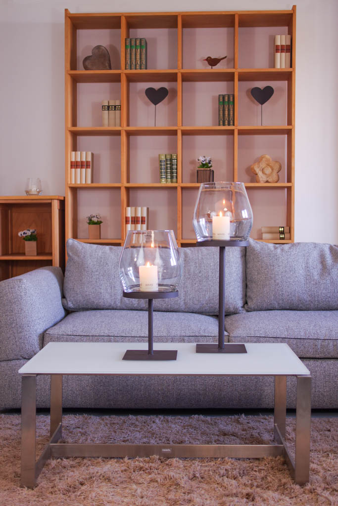 Eisen Windlicht Laurentius Höhe 50 cm