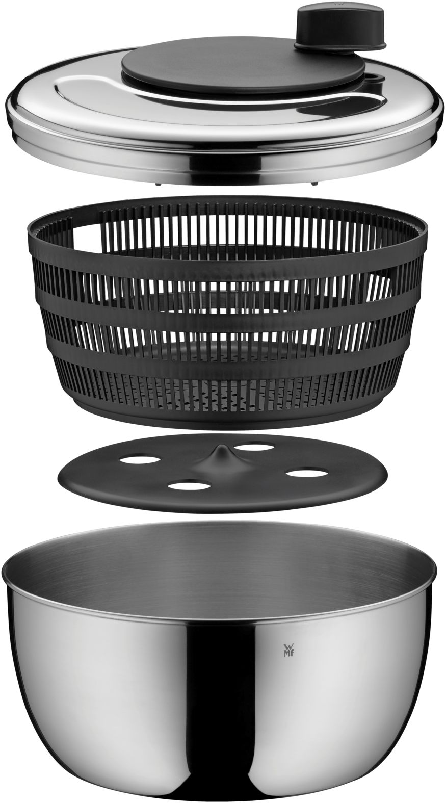 Gourmet Salatschleuder mit Siebeinsatz & Frischhaltedeckel Gourmet Salatschleuder mit Siebeinsatz & Frischhaltedeckel