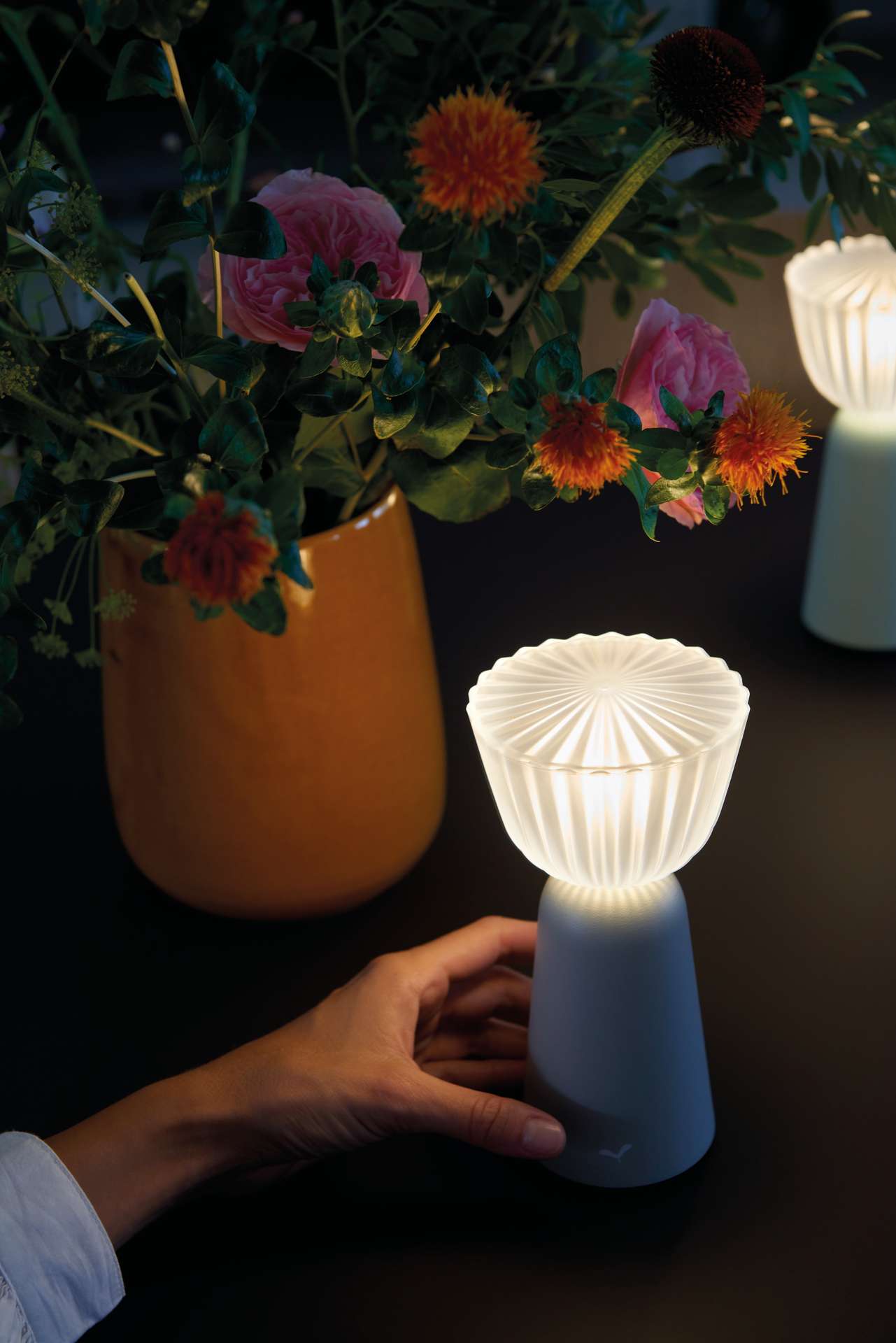 SWIING Outdoor Lampe kabellos Gletscherminze