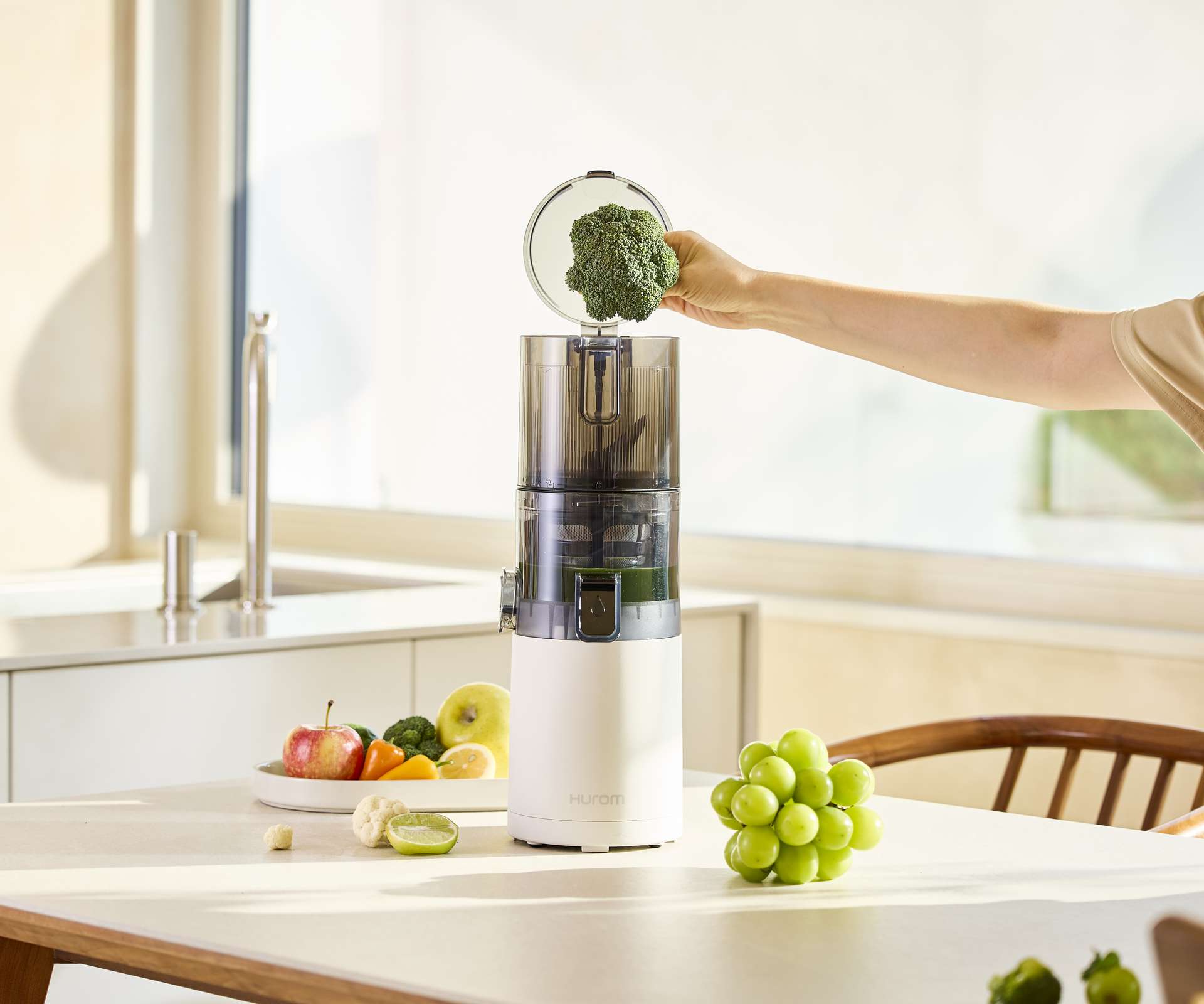 E30-ST kompakter Slow-Juice Entsafter Weiß E30-ST kompakter Slow-Juice Entsafter Weiß