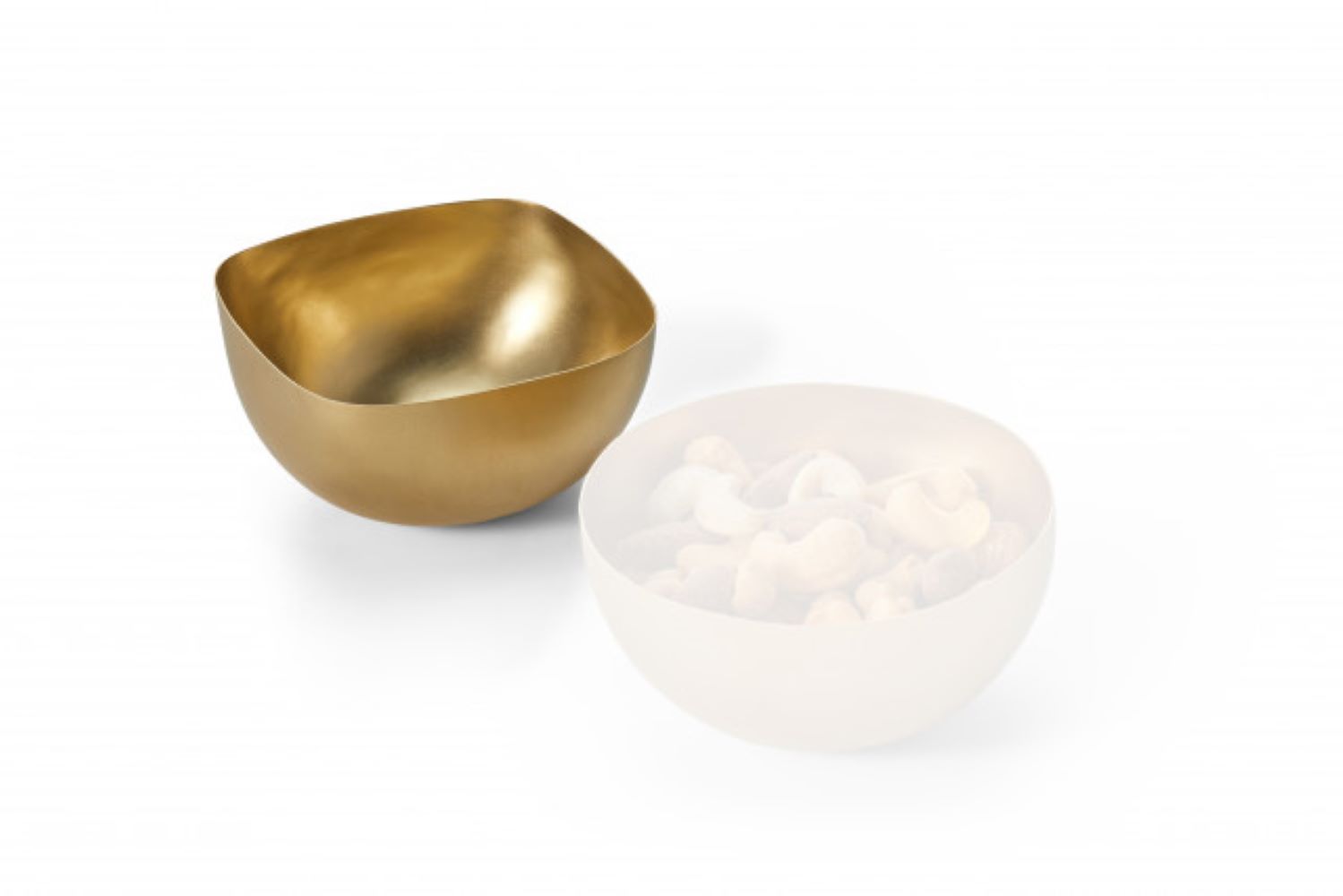 BRASS Schale - gold glänzend quadratisch BRASS Schale - gold glänzend quadratisch