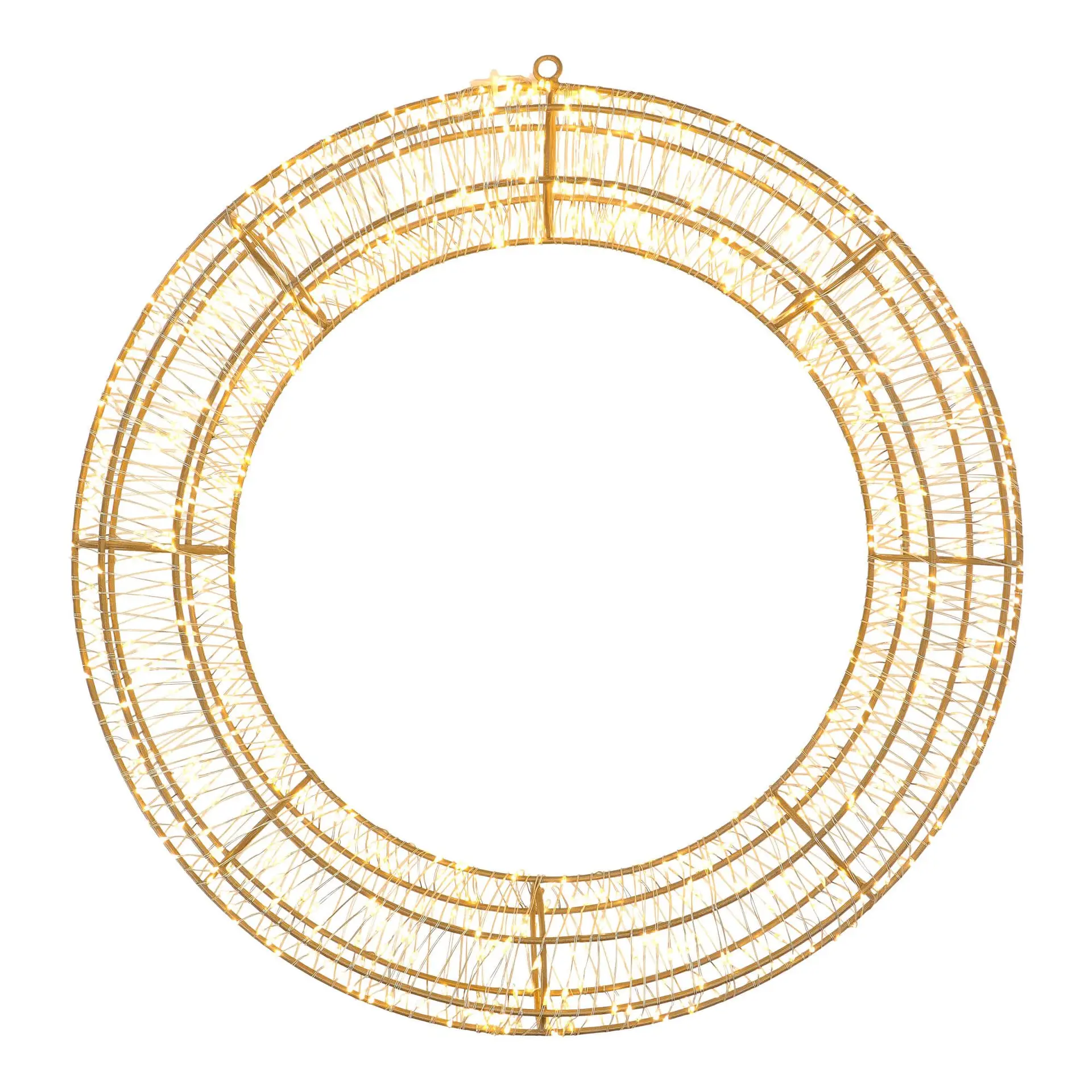Dekokranz mit LED-Beleuchtung Ø 45 cm – Gold 248555.webp Dekokranz mit LED-Beleuchtung Ø 45 cm – Gold