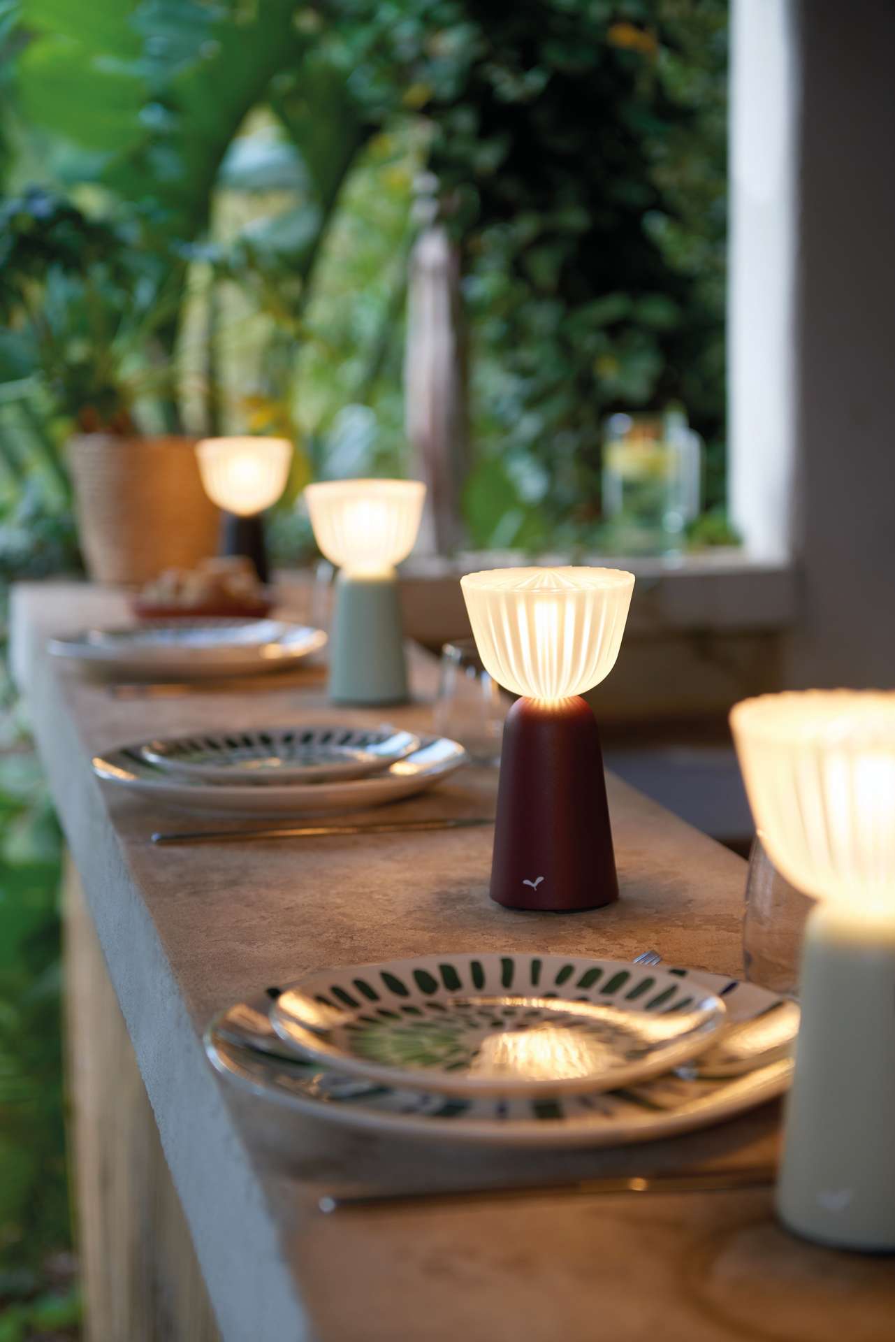 SWIING Outdoor Lampe kabellos Gletscherminze