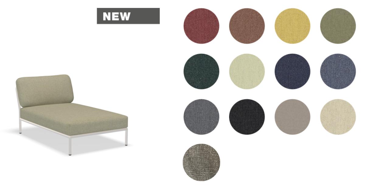 LEVEL Outdoor Chaiselong Lounge-Modul 4