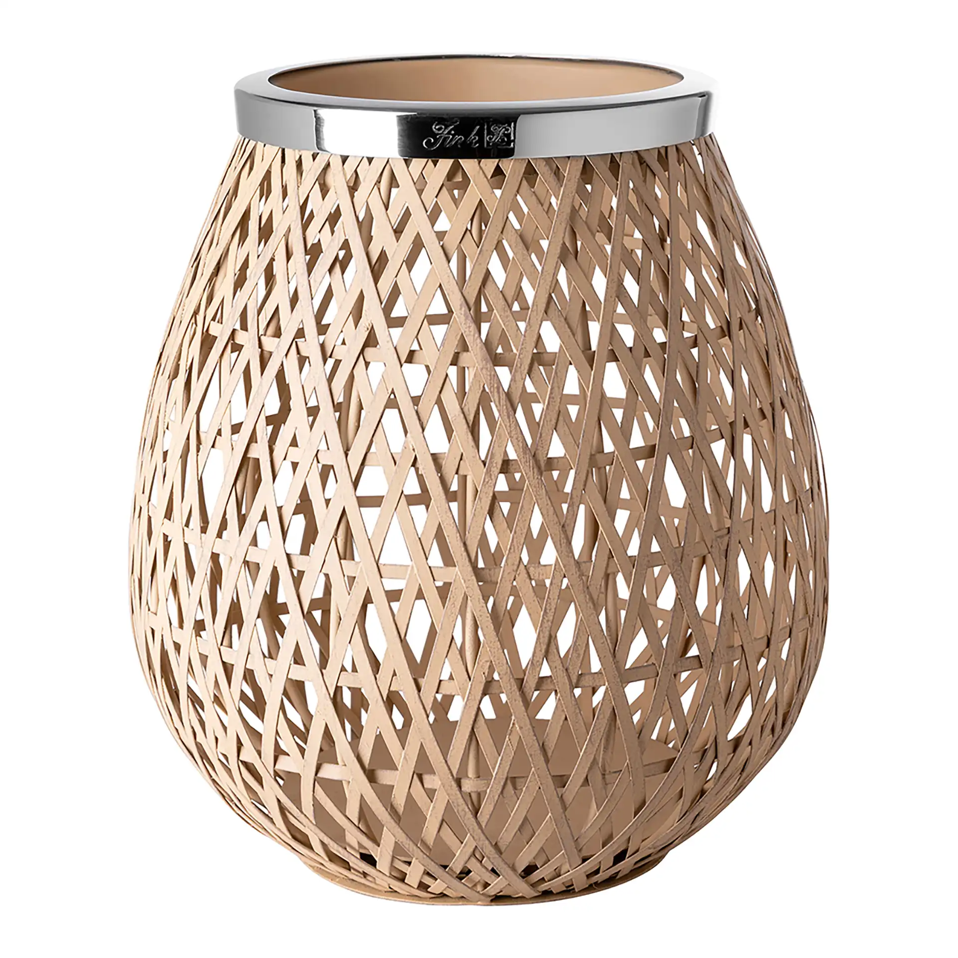 SHONA Windlicht dezent Eisen 21 cm