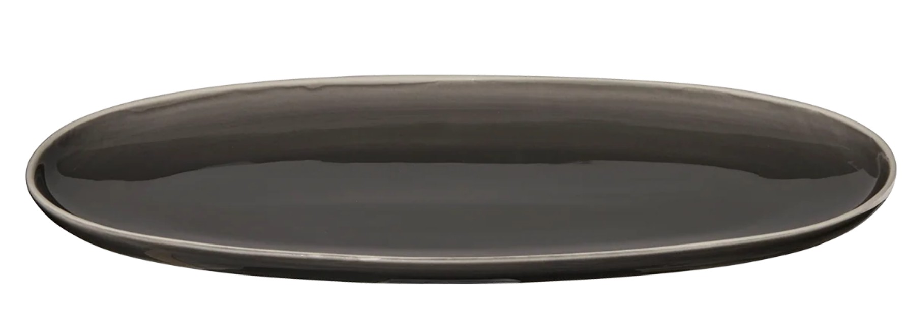 SEMANA ovale Servierplatte 28,5 cm – Caviar