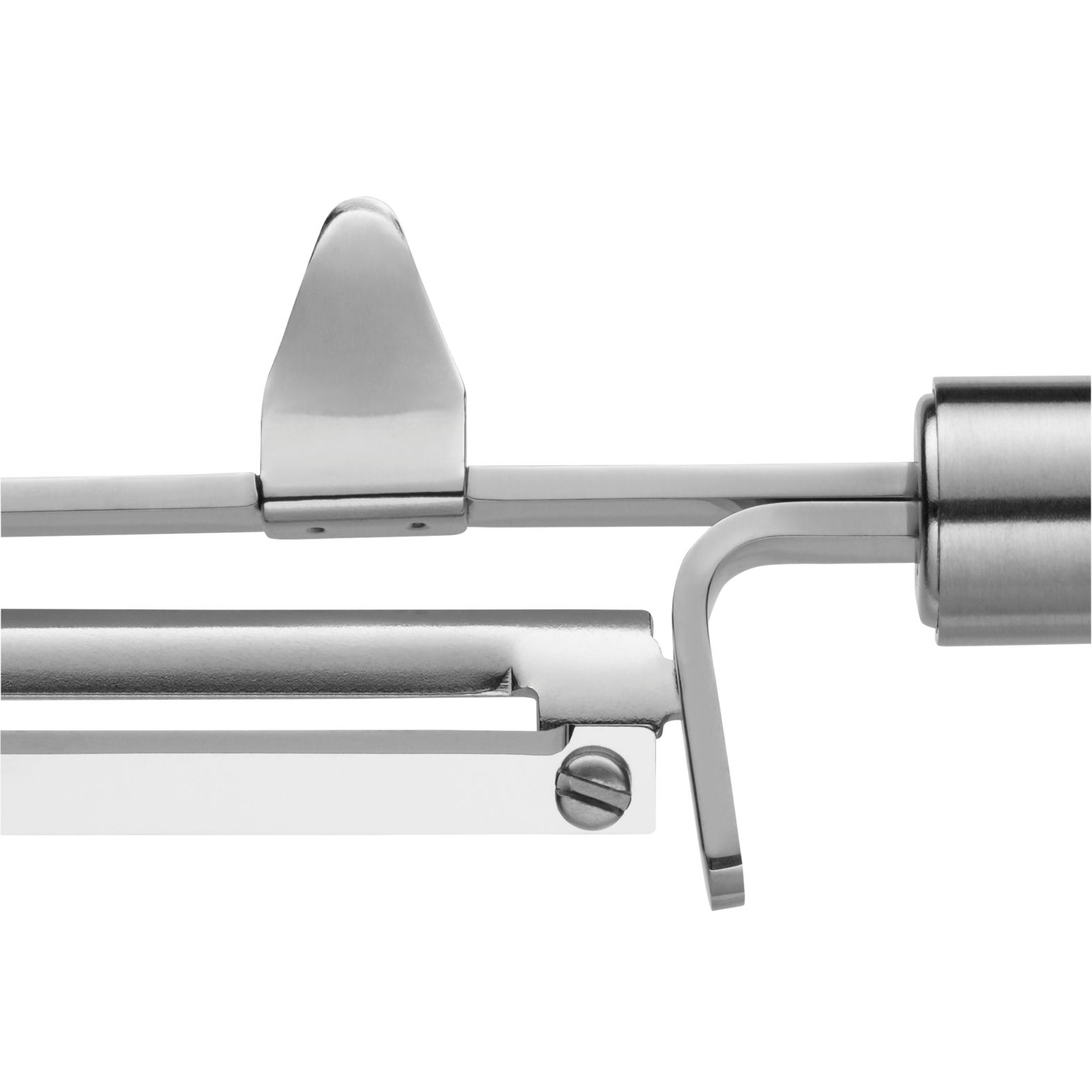 Profi Plus Edelstahl-Pendelschäler 19 cm - mit Kartoffelaugen-Ausstecher