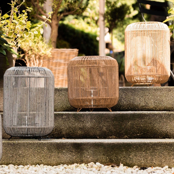 Laterne mit Glaseinsatz – Moderne Deko Laterne Indoor & Outdoor