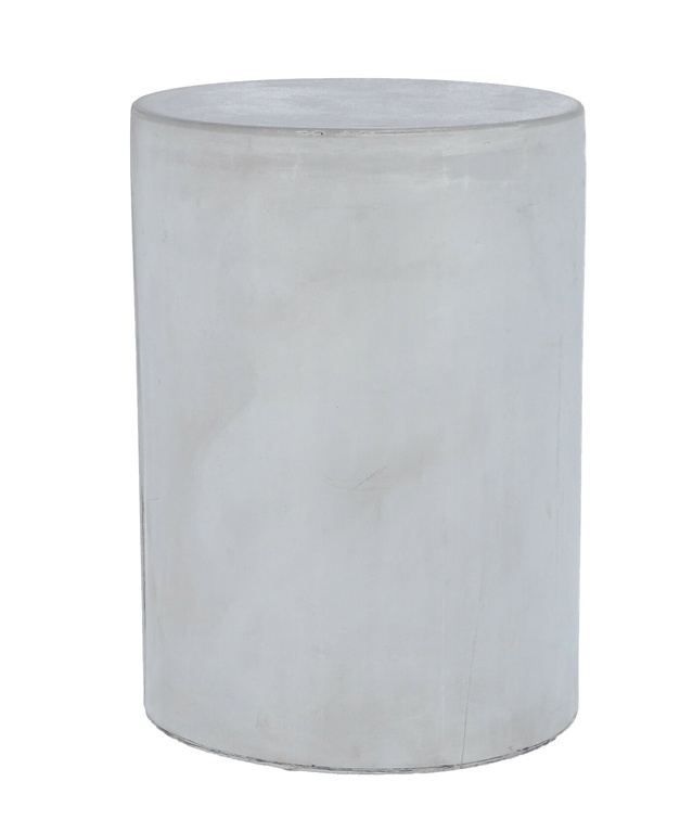 Runder Beistelltisch BLOCK BETON Ø30 - Unikat Höhe 40 cm