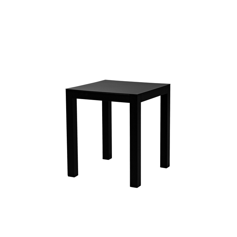 ARIA moderner Aluminiumhocker pulverbeschichtet 46 x 40 x 40 cm schwarz ARIA moderner Aluminiumhocker pulverbeschichtet 46 x 40 x 40 cm schwarz