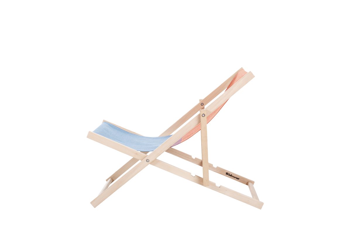 Strandstuhl "Beach Chair" rot/blau Strandstuhl "Beach Chair" rot/blau