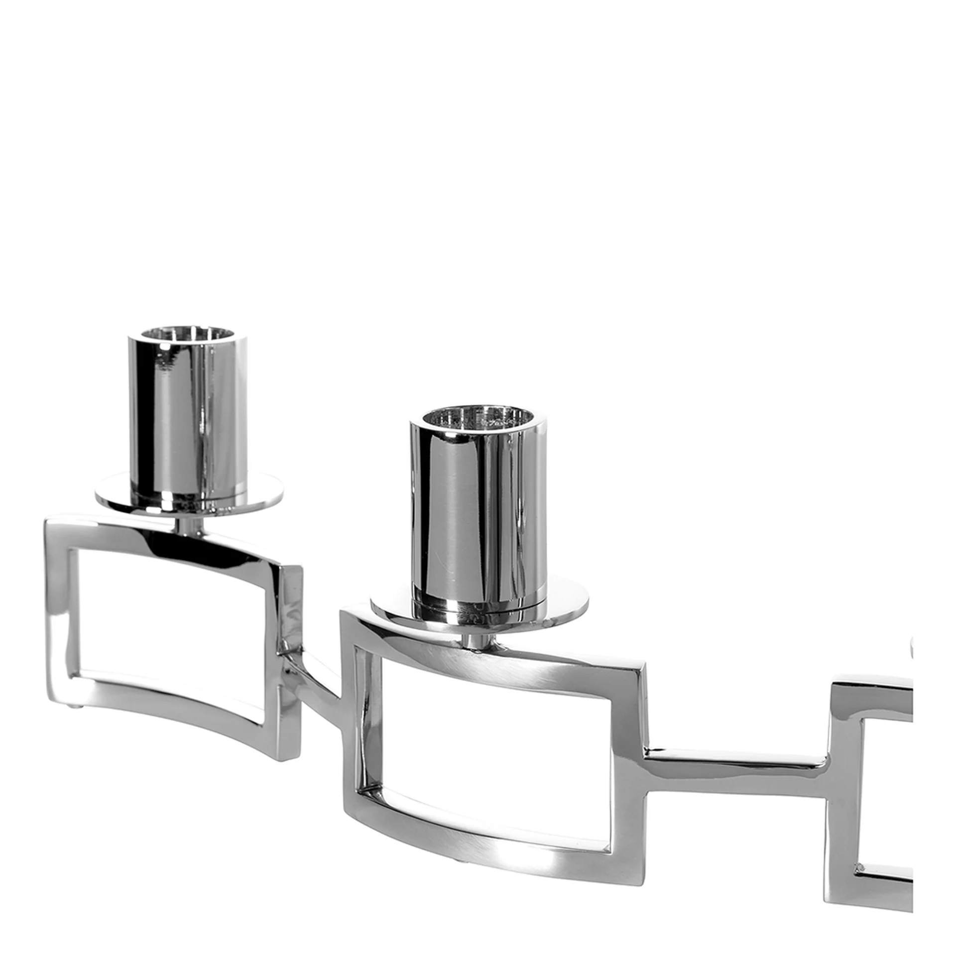 141345_3.webp HOMMAGE filigraner Kerzenleuchter Edelstahl Silber