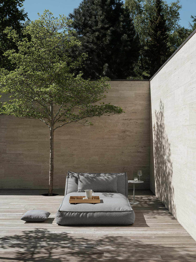 Outdoor Bett STAY Duck Green/Lily White