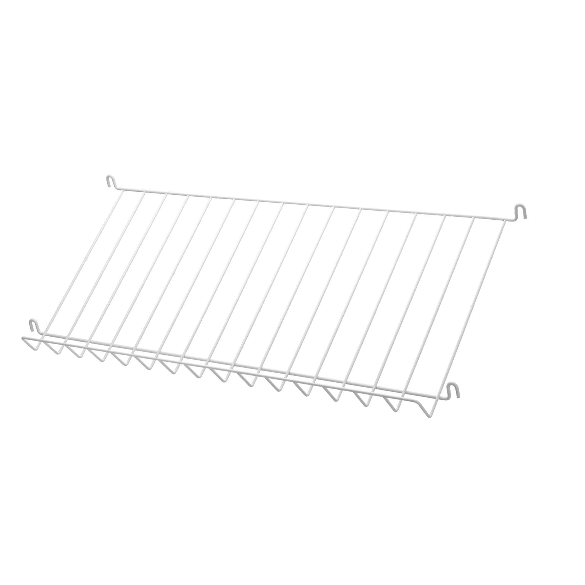 String System Zeitschriftenablage Metallgitter Weiß