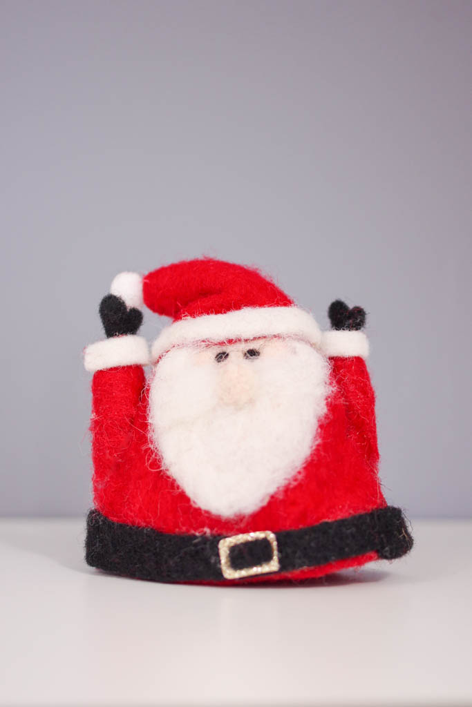 Eierwärmer Filz Weihnachtsmotiv Nikolaus 12 cm Eierwärmer Filz Weihnachtsmotiv Nikolaus 12 cm