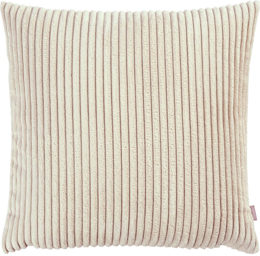 Kissenhülle King 60x60 cm - Moderne Cord-Optik Off-white Kissenhülle King 60x60 cm - Moderne Cord-Optik Off-white