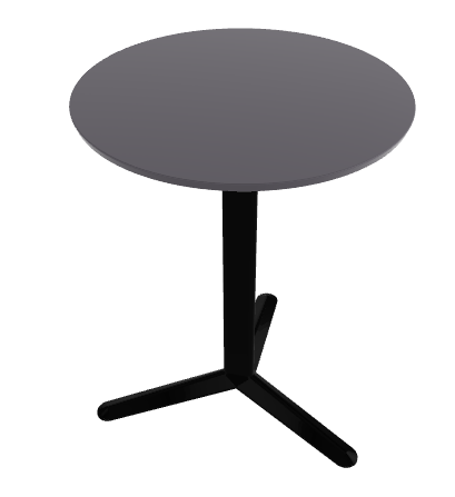 Arket rund 60 cm.PNG Gastronomie Tisch Arket rund 60 cm grey black
