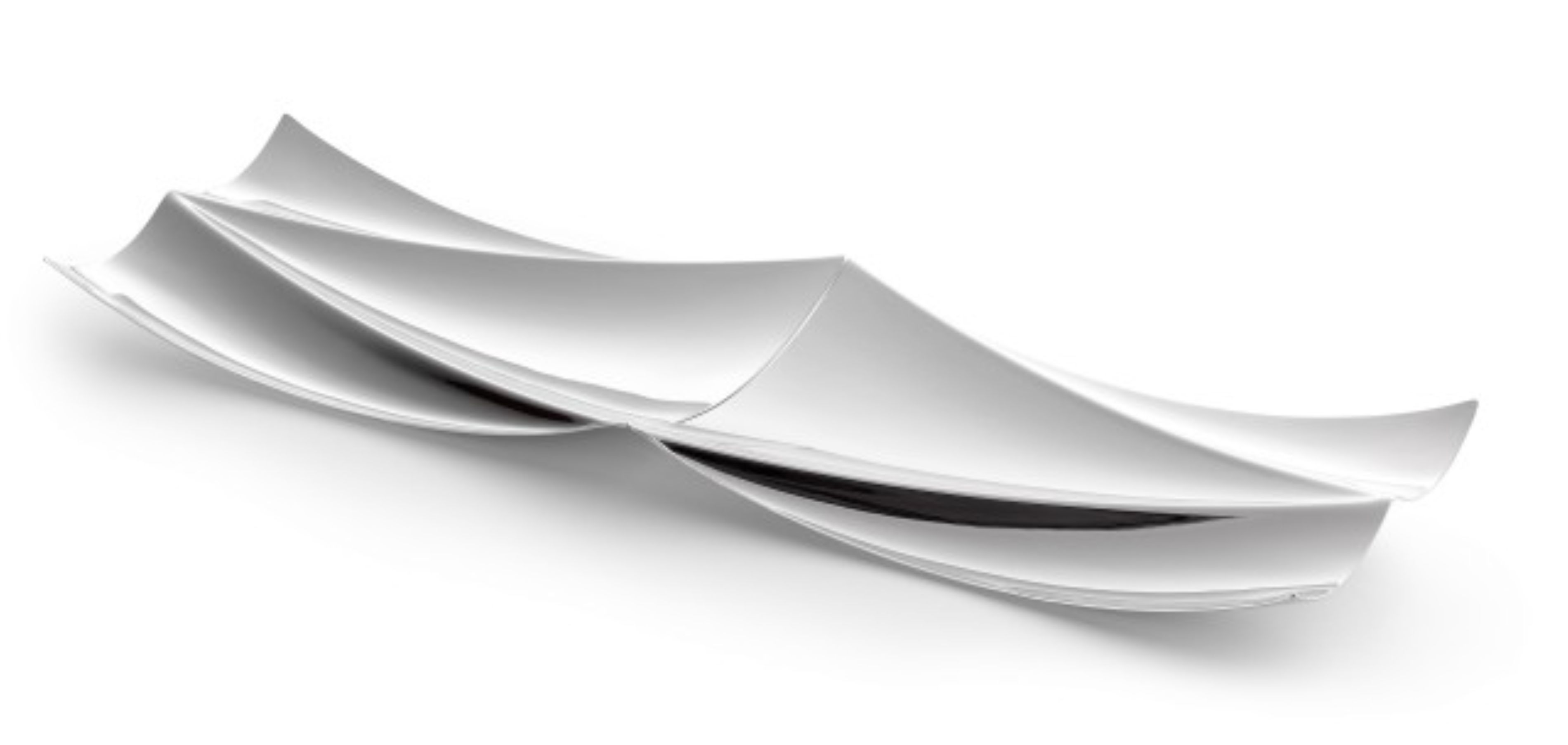 Elbharmonie Konfektschale silber 2 Stk.