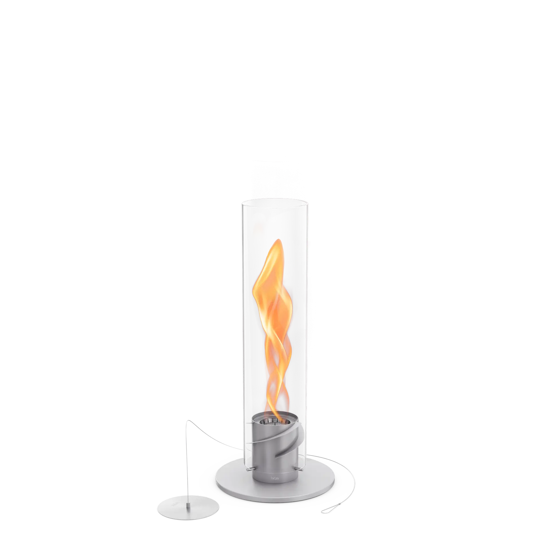 Hochwertiges Tischfeuer Spin Classic 900 Grau