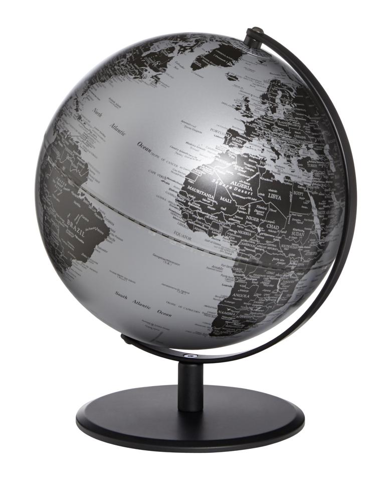 Tischglobus Pluto Matt Siber Tischglobus Pluto Matt Siber