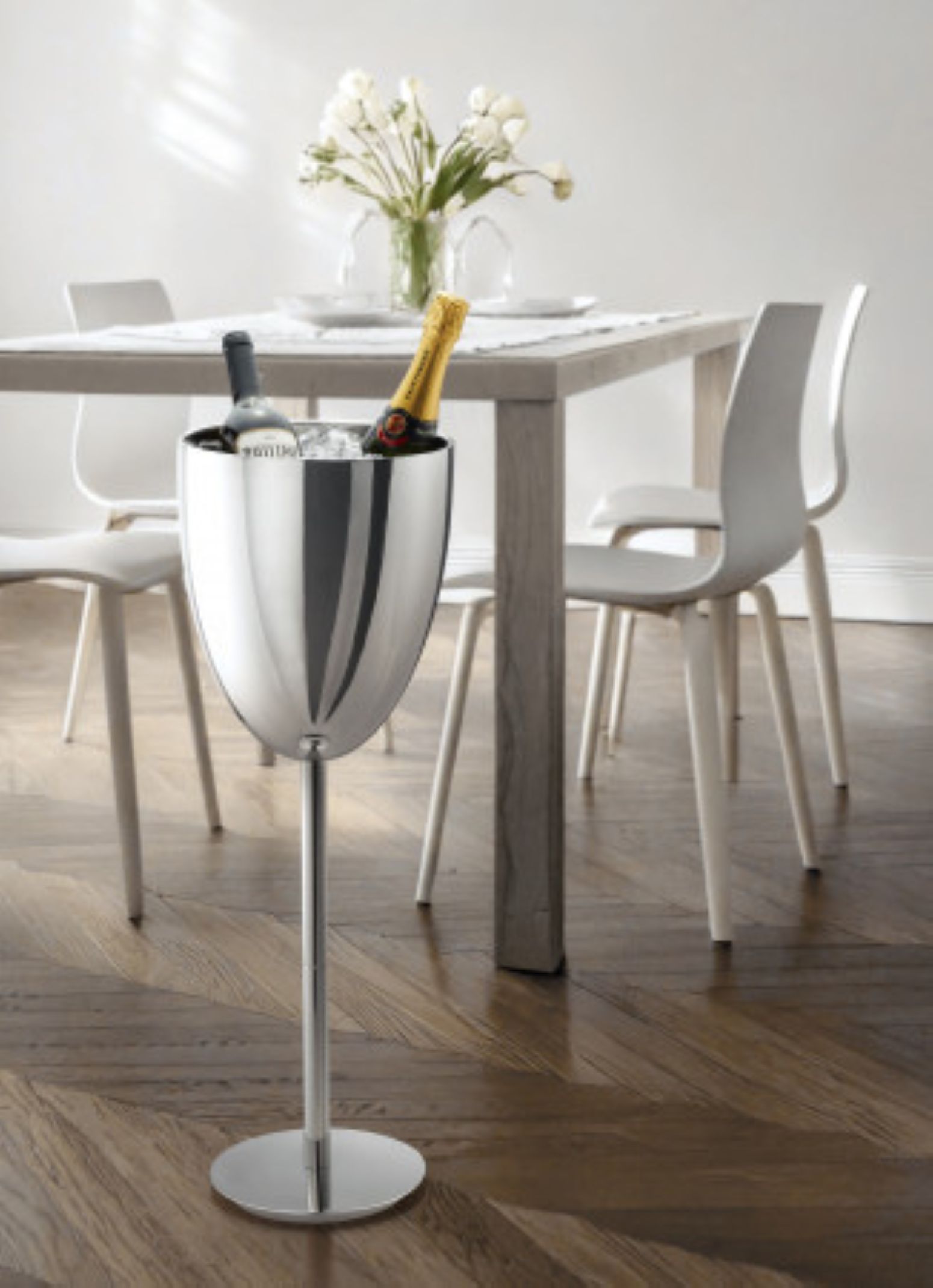 MONACO Champagnerkühler mit Standfuß - 72 cm MONACO Champagnerkühler mit Standfuß - 72 cm